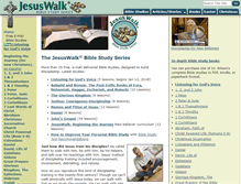 Tablet Screenshot of jesuswalk.com